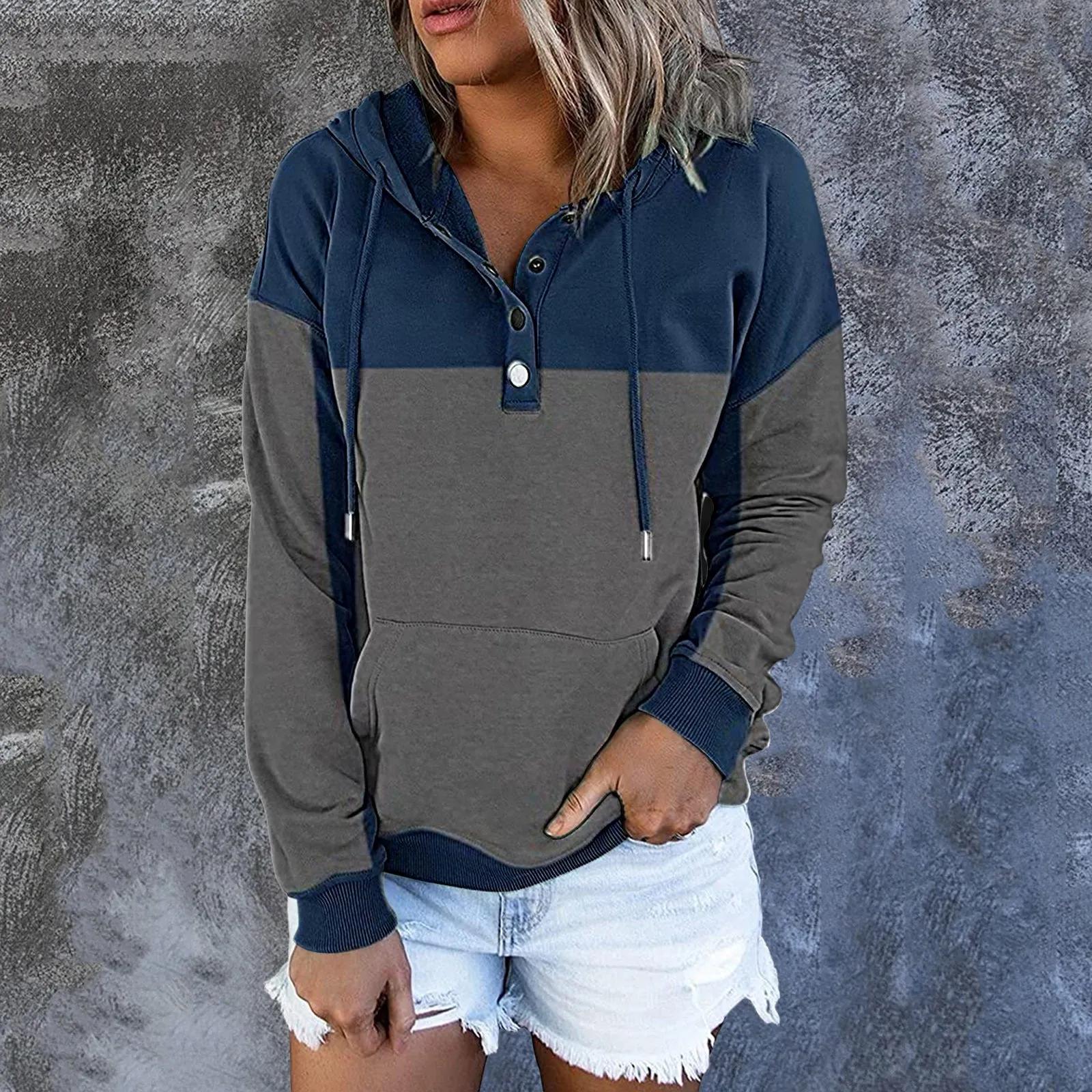 Pullover Fashion Thin Cotton Solid Dark Sweater