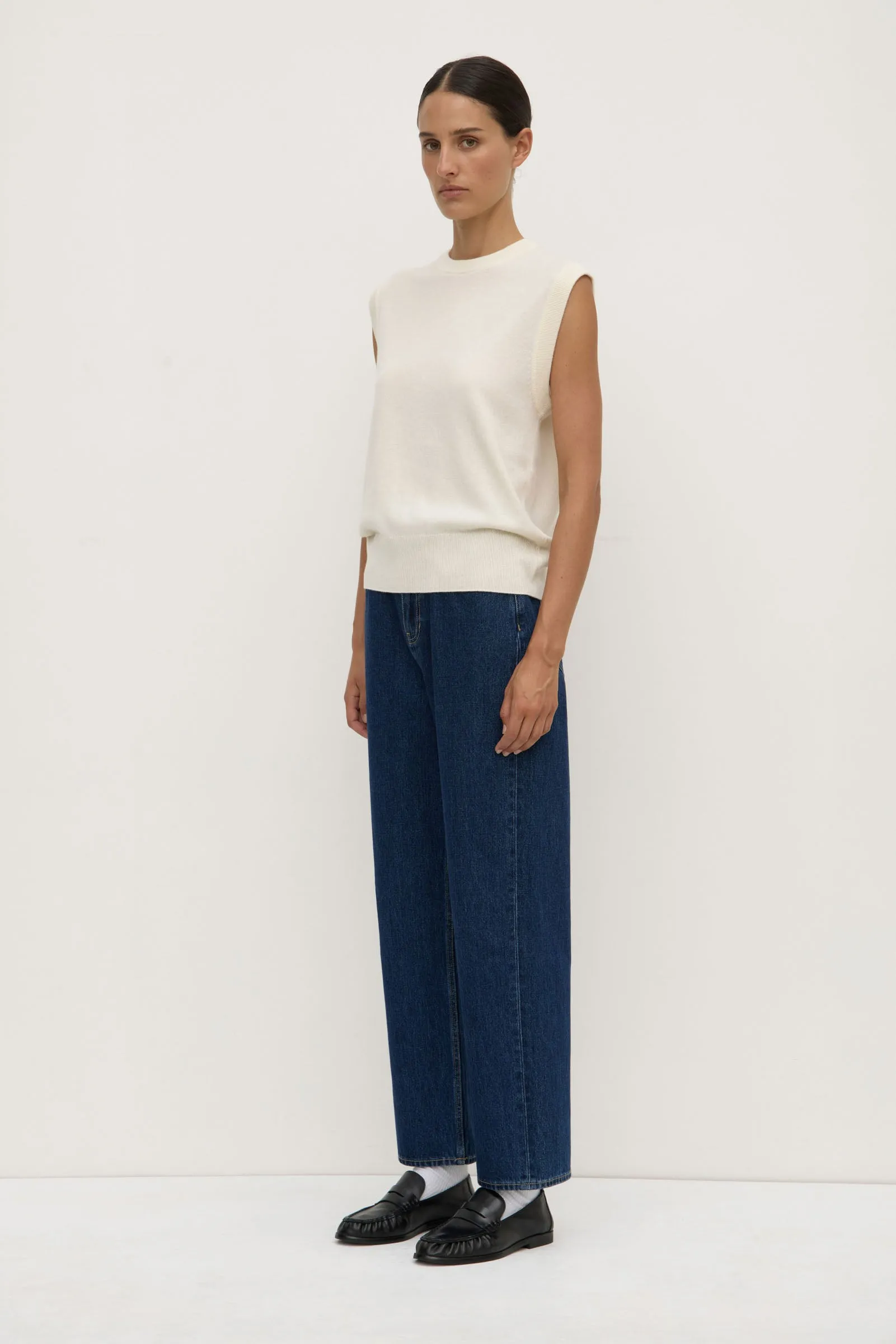 Relaxed Cashmere Vest