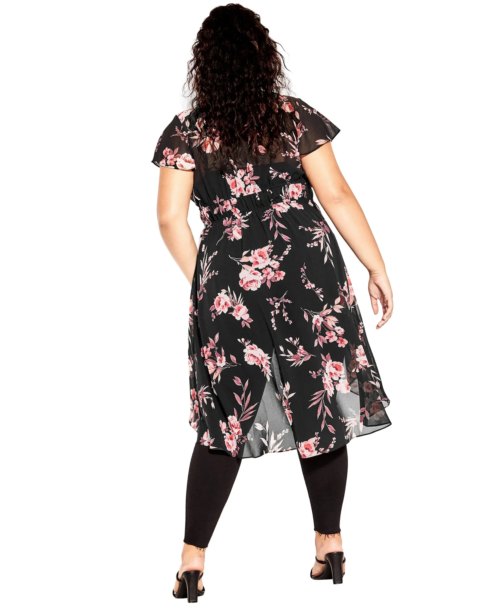 Rosalie Jacket Top | Black / Pink