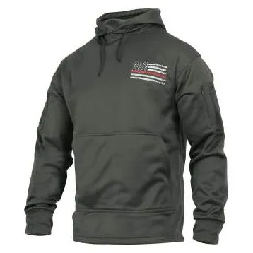 Rothco Concealed Carry Thin Red Line Hoodie