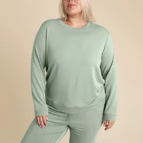 Soft Jade Women's French Terry Pullover Sweatshirt