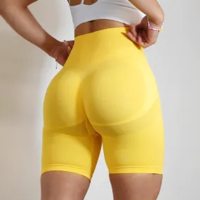 Summer Scrunch Shorts (Yellow)