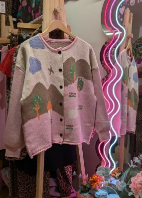The Edit - Pastel Landscape Cardigan