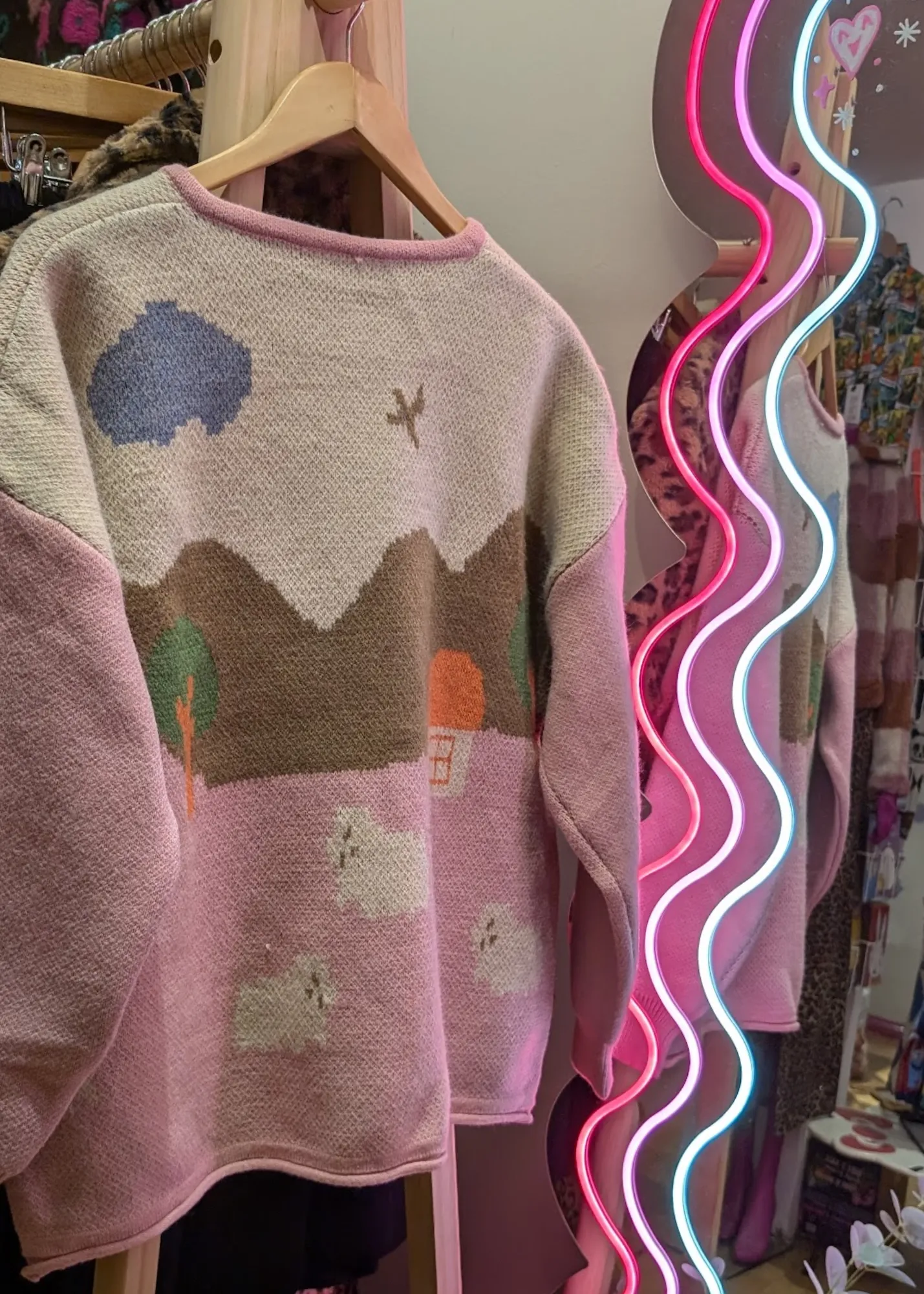 The Edit - Pastel Landscape Cardigan