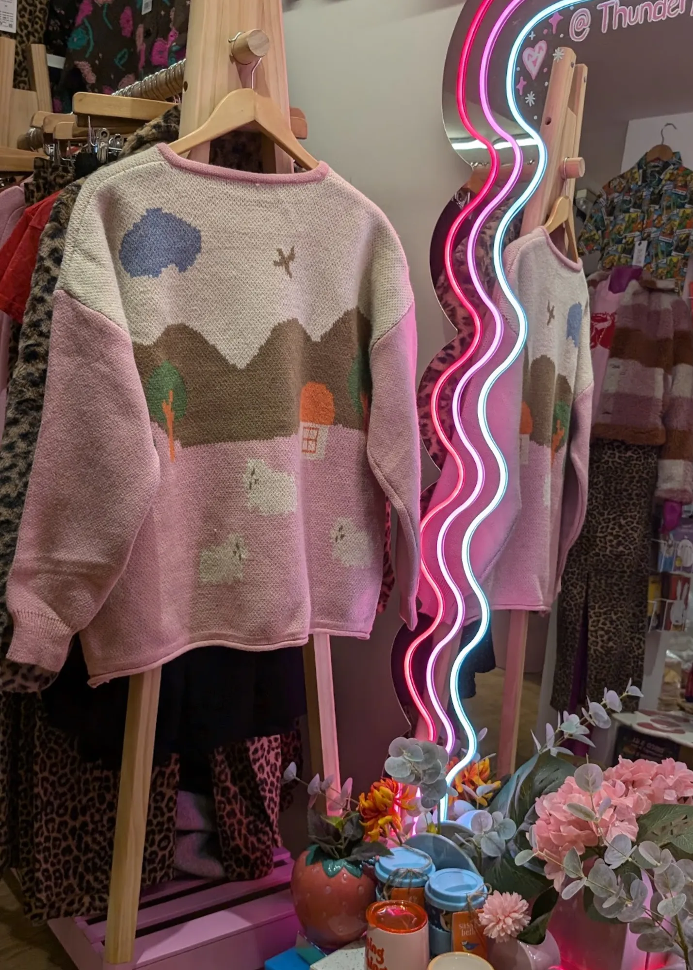 The Edit - Pastel Landscape Cardigan