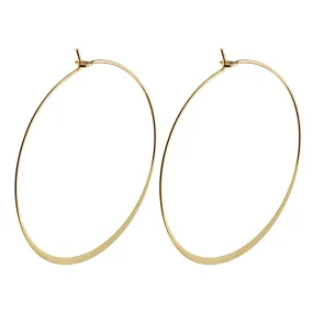 TILLY large hoop earrings gold-plated