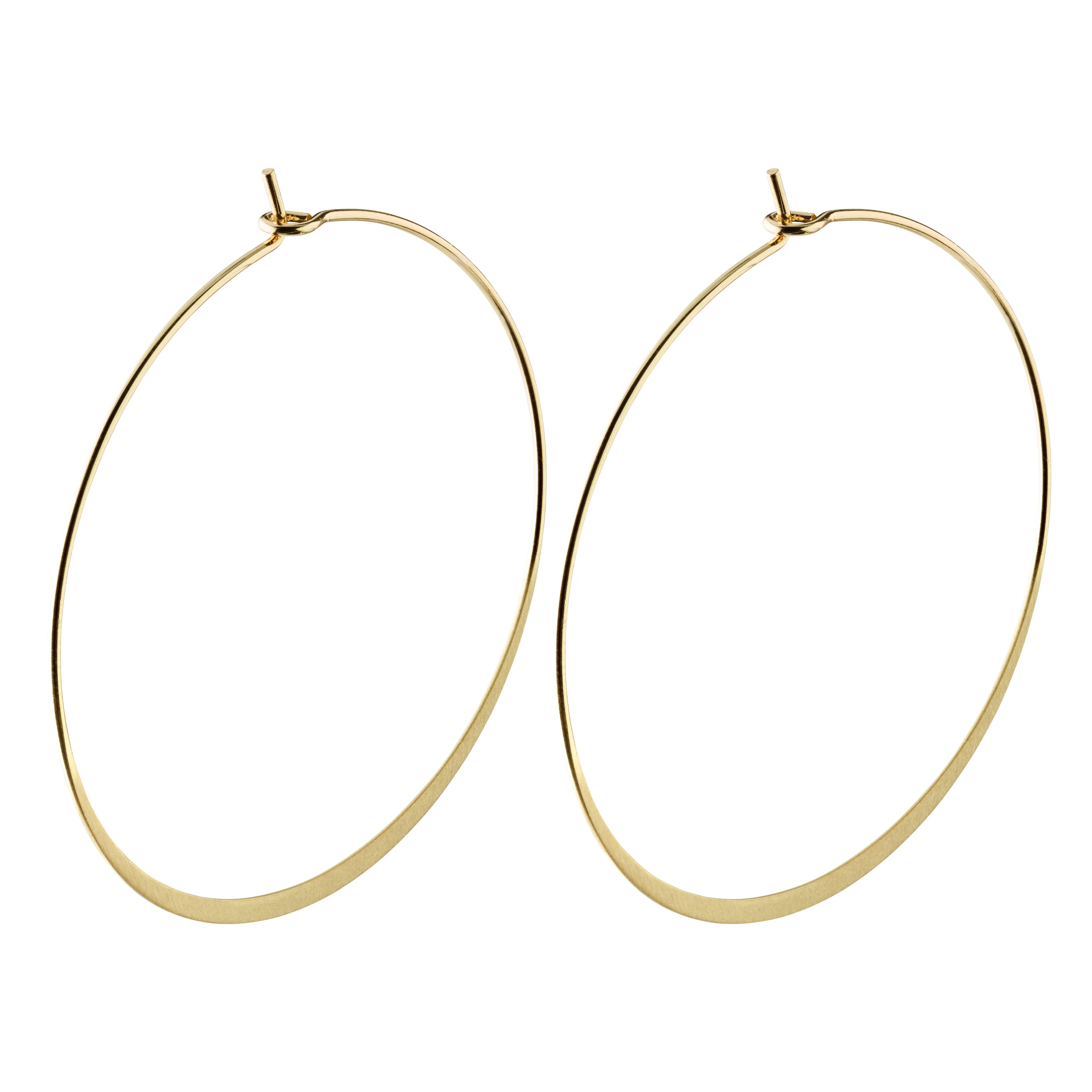 TILLY large hoop earrings gold-plated