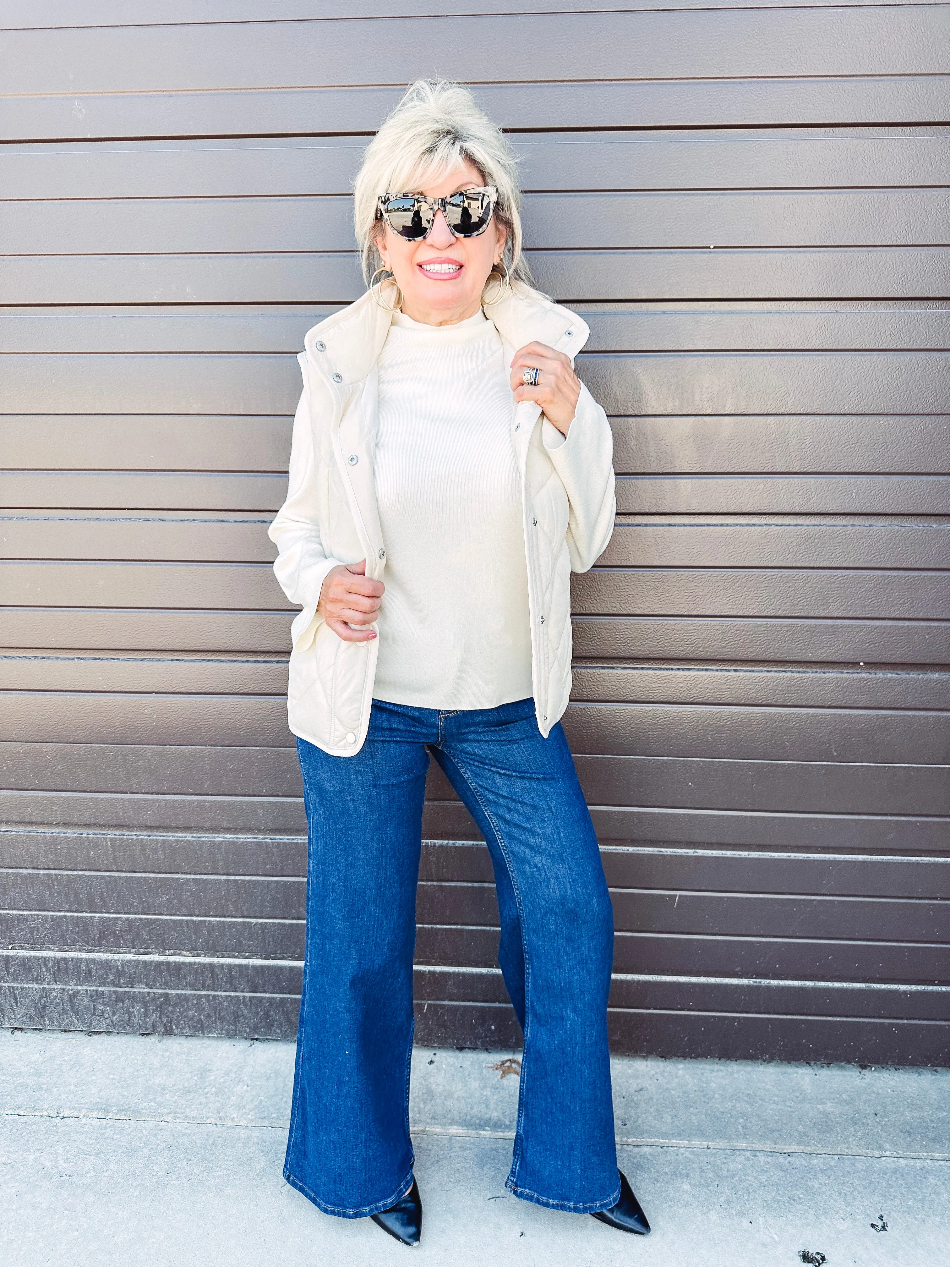 Tribal Brooke High Rise Palazzo Jeans