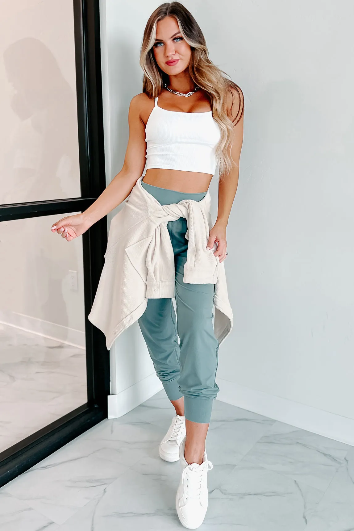 Unwind & Relax Buttery Soft Joggers With Pockets (Teal)