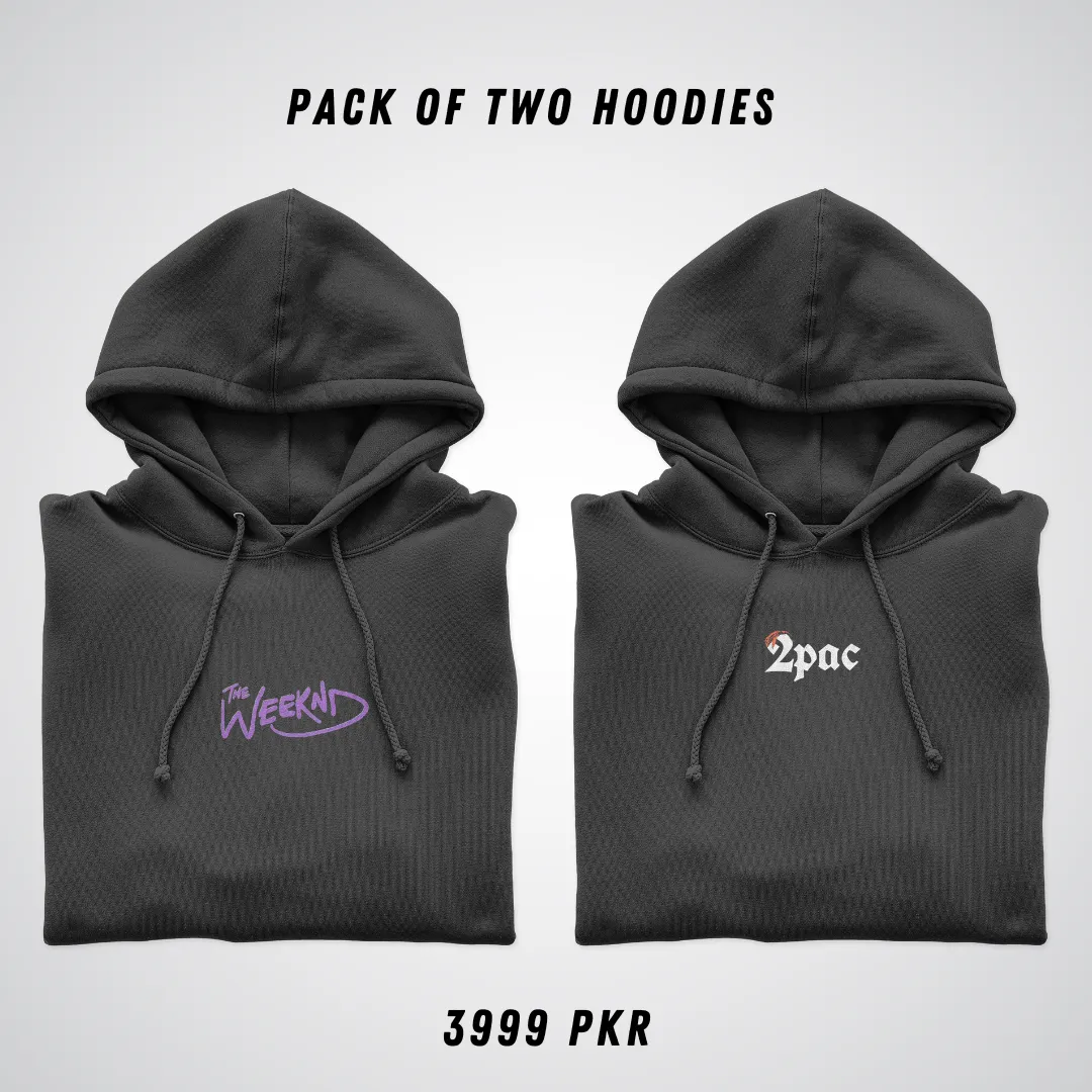 Weekend & 2pac (PACK OF TWO)