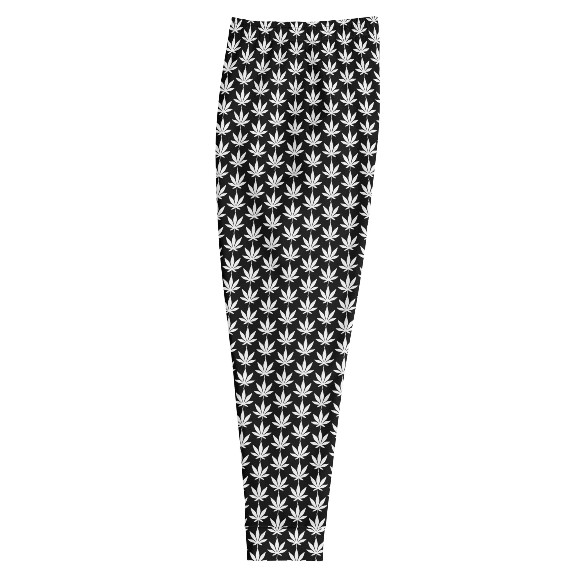 White And Black Men's Joggers
