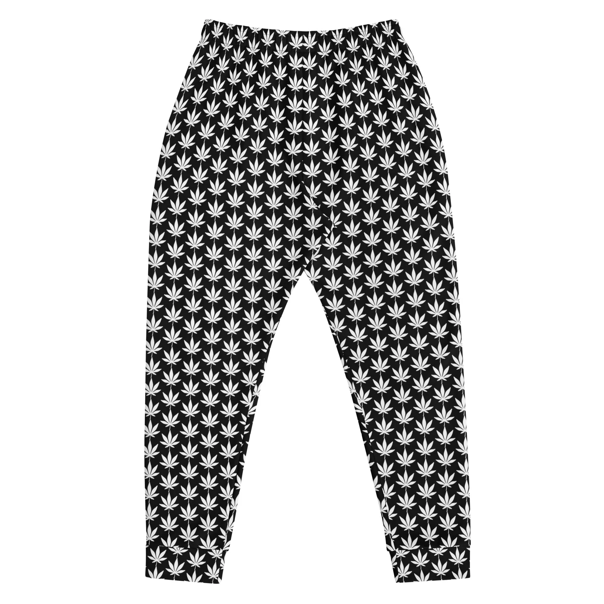White And Black Men's Joggers
