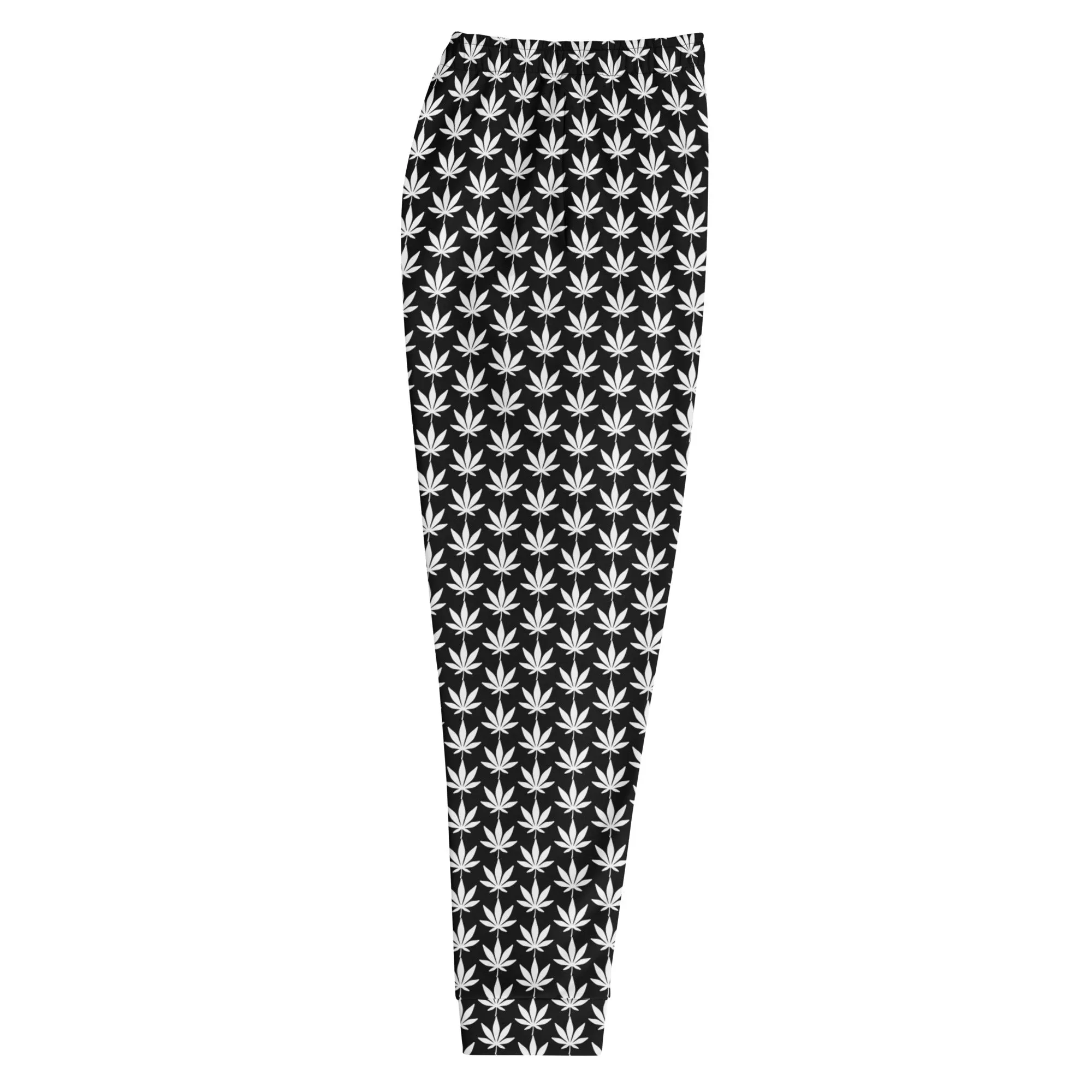 White And Black Men's Joggers
