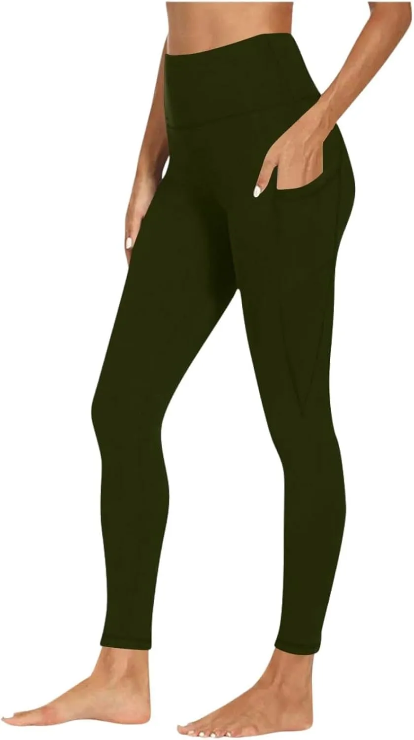 Women's Workout Yoga Leggings,Breathable Soft Yoga Pro Pant Seamless Gym Booty Tights for Jogging Yoga Reg & Plus Size