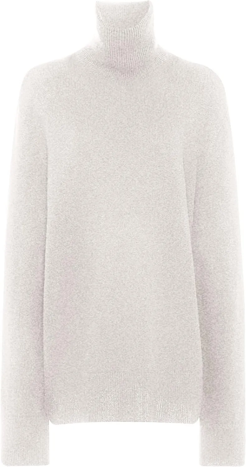 Wool Sweater Women Fall Fashion 2024 Cashmere Pullover Sweaters Lightweight Turtleneck Sweater