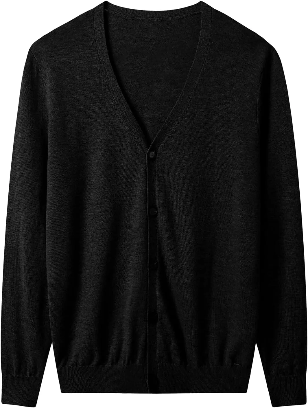 ZHILI Men's V Neck Cardigan Sweater Casual Lightweight Button Down Knitted Cardigan Sweater