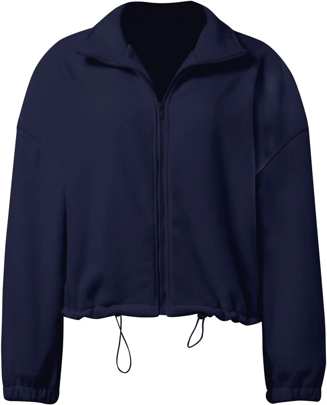 Zip Up Hoodie Women Oversized Sweatshirt Fleece Cropped Jacket Trendy Fleece Jacket plus Size Trench Coat for